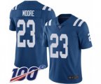 Indianapolis Colts #23 Kenny Moore Royal Blue Team Color Vapor Untouchable Limited Player 100th Season Football Jersey