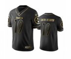 Pittsburgh Steelers #19 JuJu Smith-Schuster Limited Black Golden Edition Football Jersey