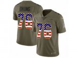 Los Angeles Chargers #76 Russell Okung Limited Olive USA Flag 2017 Salute to Service NFL Jersey