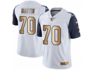 Dallas Cowboys #70 Zack Martin Limited White Gold Rush NFL Jersey