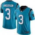 Carolina Panthers #3 Derek Anderson Limited Blue Rush Vapor Untouchable NFL Jersey
