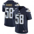 Los Angeles Chargers #58 Nigel Harris Navy Blue Team Color Vapor Untouchable Limited Player NFL Jersey