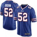 Buffalo Bills #52 Preston Brown Game Royal Blue Team Color NFL Jersey