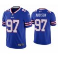 Buffalo Bills #97 Mario Addison Blue Vapor Untouchable Limited Stitched Jersey