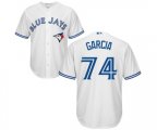 Toronto Blue Jays #74 Jaime Garcia Replica White Home Baseball Jersey