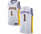 Los Angeles Lakers #1 Kentavious Caldwell-Pope Swingman White NBA Jersey - Association Edition