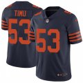 Chicago Bears #53 John Timu Navy Blue Alternate Vapor Untouchable Limited Player NFL Jersey