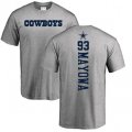 Dallas Cowboys #93 Benson Mayowa Ash Backer T-Shirt