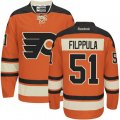 Philadelphia Flyers #51 Valtteri Filppula Premier Orange New Third NHL Jersey