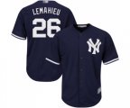 New York Yankees #26 DJ LeMahieu Replica Navy Blue Alternate Baseball Jersey
