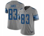 Detroit Lions #83 Jesse James Limited Gray Inverted Legend Football Jersey