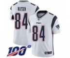 New England Patriots #84 Benjamin Watson White Vapor Untouchable Limited Player 100th Season Football Jersey