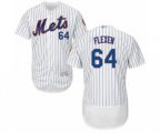 New York Mets Chris Flexen White Home Flex Base Authentic Collection Baseball Player Jersey