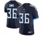 Tennessee Titans #36 LeShaun Sims Light Blue Team Color Vapor Untouchable Limited Player Football Jersey