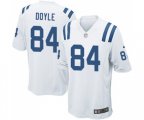 Indianapolis Colts #84 Jack Doyle Game White Football Jersey
