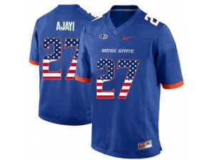 2016 US Flag Fashion Men\'s Boise State Broncos Jay Ajayi #27 College Football Jerseys - Blue