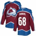 Colorado Avalanche #68 Conor Timmins Premier Burgundy Red Home NHL Jersey