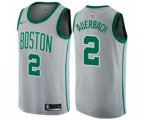 Boston Celtics #2 Red Auerbach Swingman Gray NBA Jersey - City Edition