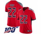 Tennessee Titans #22 Derrick Henry Limited Red Inverted Legend 100th Season Football Jersey