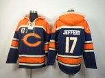 Nike nfl jerseys chicago bears #17 Jeffery blue-orange[pullover hooded sweatshirt]