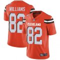 Cleveland Browns #82 Kasen Williams Orange Alternate Vapor Untouchable Limited Player NFL Jersey
