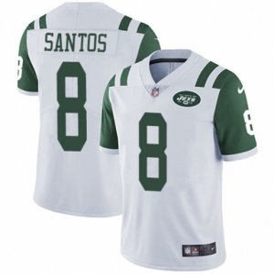New York Jets #8 Cairo Santos White Vapor Untouchable Limited Player NFL Jersey