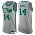 Boston Celtics #14 Bob Cousy Authentic Gray NBA Jersey - City Edition