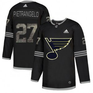 St. Louis Blues #27 Alex Pietrangelo Black Authentic Classic Stitched NHL Jersey