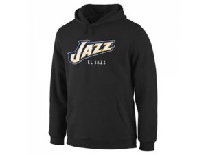 Utah Jazz Noches Enebea Black Pullover Hoodie