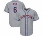 New York Mets Al Weis Replica Grey Road Cool Base Baseball Player Jersey