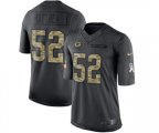Green Bay Packers #52 Clay Matthews Limited Black 2016 Salute to Service Football Jersey