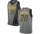 Indiana Pacers #20 Doug McDermott Authentic Gray NBA Jersey - City Edition
