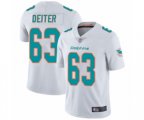 Miami Dolphins #63 Michael Deiter White Vapor Untouchable Limited Player Football Jersey