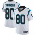 Carolina Panthers #80 Scott Simonson White Vapor Untouchable Limited Player NFL Jersey
