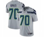 Seattle Seahawks #70 Mike Iupati Grey Alternate Vapor Untouchable Limited Player Football Jersey