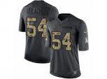 Chicago Bears #54 Brian Urlacher Limited Black 2016 Salute to Service NFL Jersey
