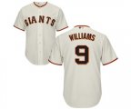 San Francisco Giants #9 Matt Williams Replica Cream Home Cool Base Baseball Jersey