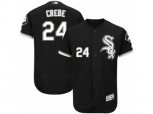 Chicago White Sox #24 Joe Crede Black Flexbase Authentic Collection MLB Jersey