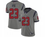 Houston Texans #23 Carlos Hyde Limited Gray Inverted Legend Football Jersey