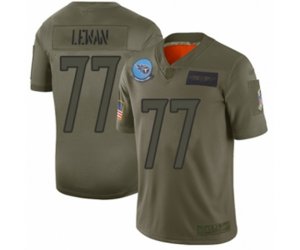 Tennessee Titans #77 Taylor Lewan Limited Camo 2019 Salute to Service Football Jersey