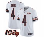 Chicago Bears #4 Chase Daniel White Vapor Untouchable Limited Player 100th Season Football Jersey