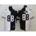 Dallas Cowboys #88 CeeDee Lamb Black White Limited Split Fashion Football Jersey