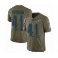 Philadelphia Eagles #41 Johnathan Cyprien Limited Olive 2017 Salute to Service Football Jersey