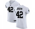 Oakland Raiders #42 Karl Joseph White Vapor Untouchable Elite Player Football Jersey