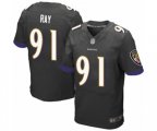 Baltimore Ravens #91 Shane Ray Elite Black Alternate Football Jersey