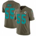 Miami Dolphins #55 Koa Misi Limited Olive 2017 Salute to Service NFL Jersey