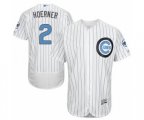 Chicago Cubs Nico Hoerner Authentic White 2016 Father's Day Fashion Flex Base Baseball Player Jersey