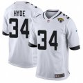 Jacksonville Jaguars #34 Carlos Hyde Game White NFL Jersey