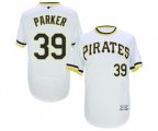 Pittsburgh Pirates #39 Dave Parker White Flexbase Authentic Collection Cooperstown Baseball Jersey