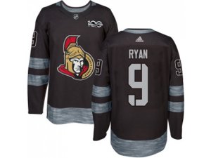 Adidas Ottawa Senators #9 Bobby Ryan Black 1917-2017 100th Anniversary Stitched NHL Jersey